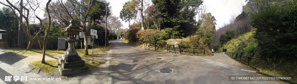 日本清水寺全景