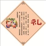 礼貌文化展板