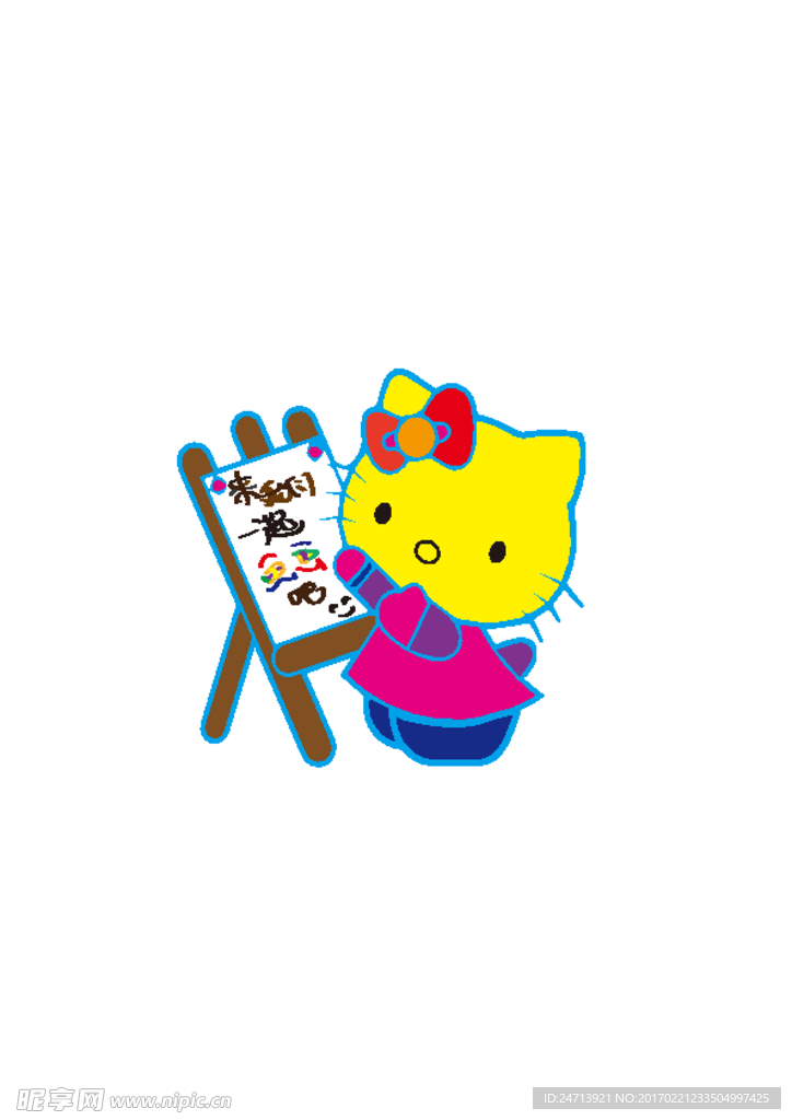 猫老师  HelloKitty