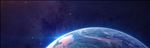 星空地球海报背景