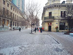 哈尔滨雪天街景