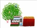 地产礼品创意堆头造型
