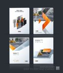 创意时尚封面设计矢量模板素材