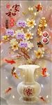 家和富贵玉雕花瓶玉兰