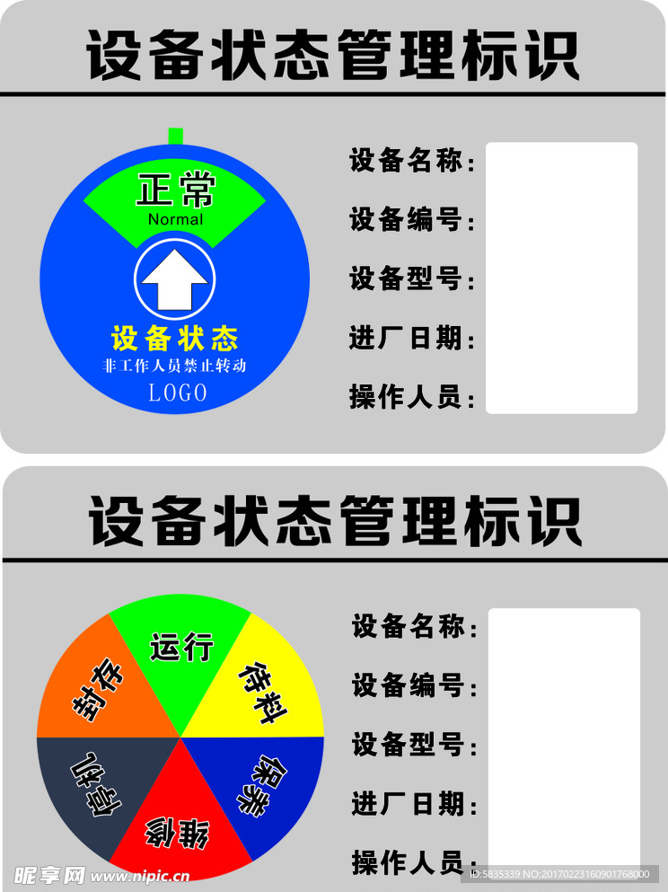 设备状态管理标识