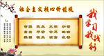 社会主义核心价值观展板