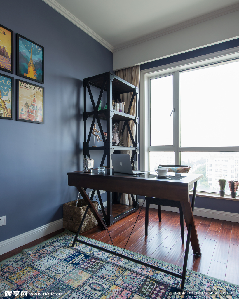 美式风格装饰实景图