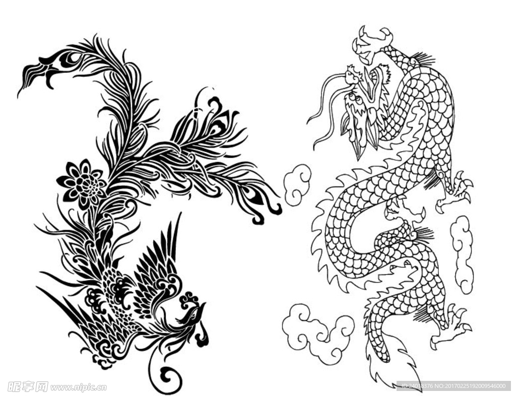 龙凤矢量