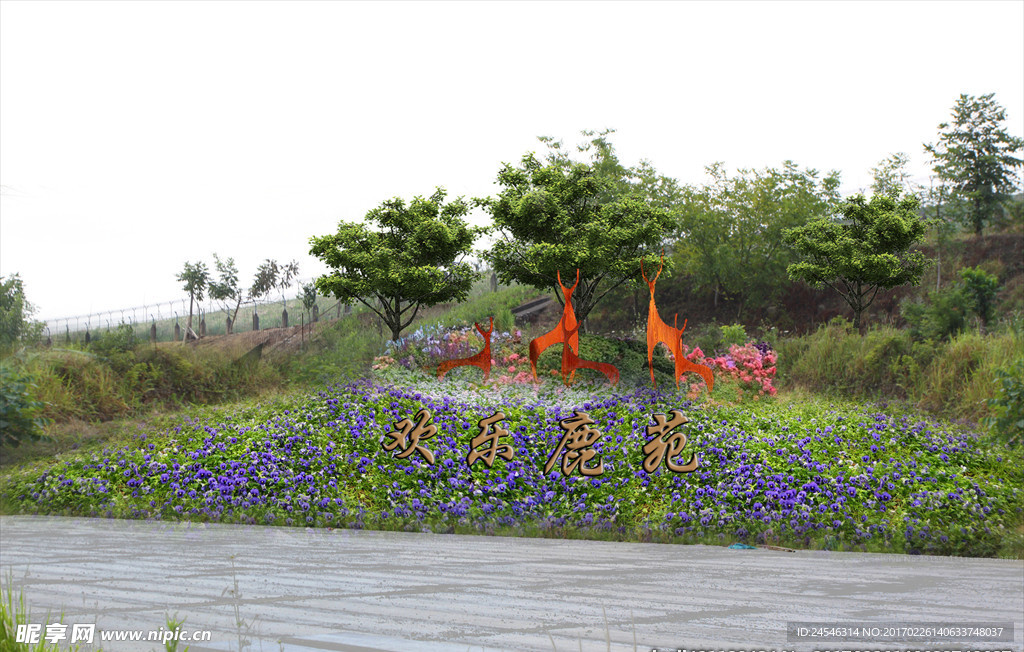 乡村入口景观