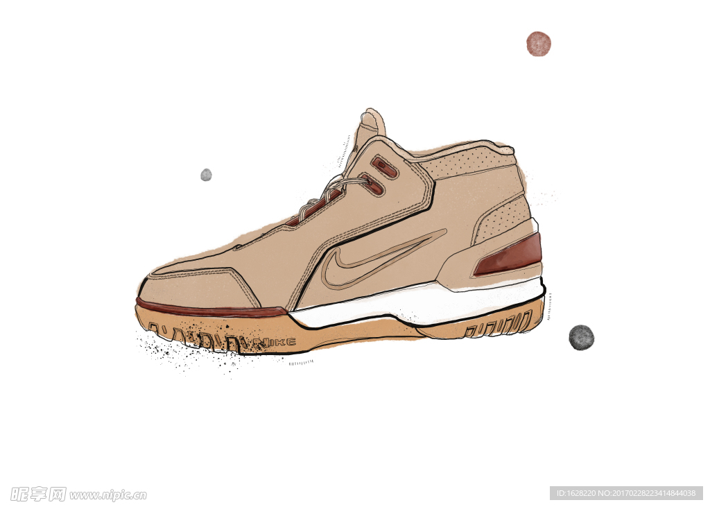 NIKE休闲运动鞋宣传广告