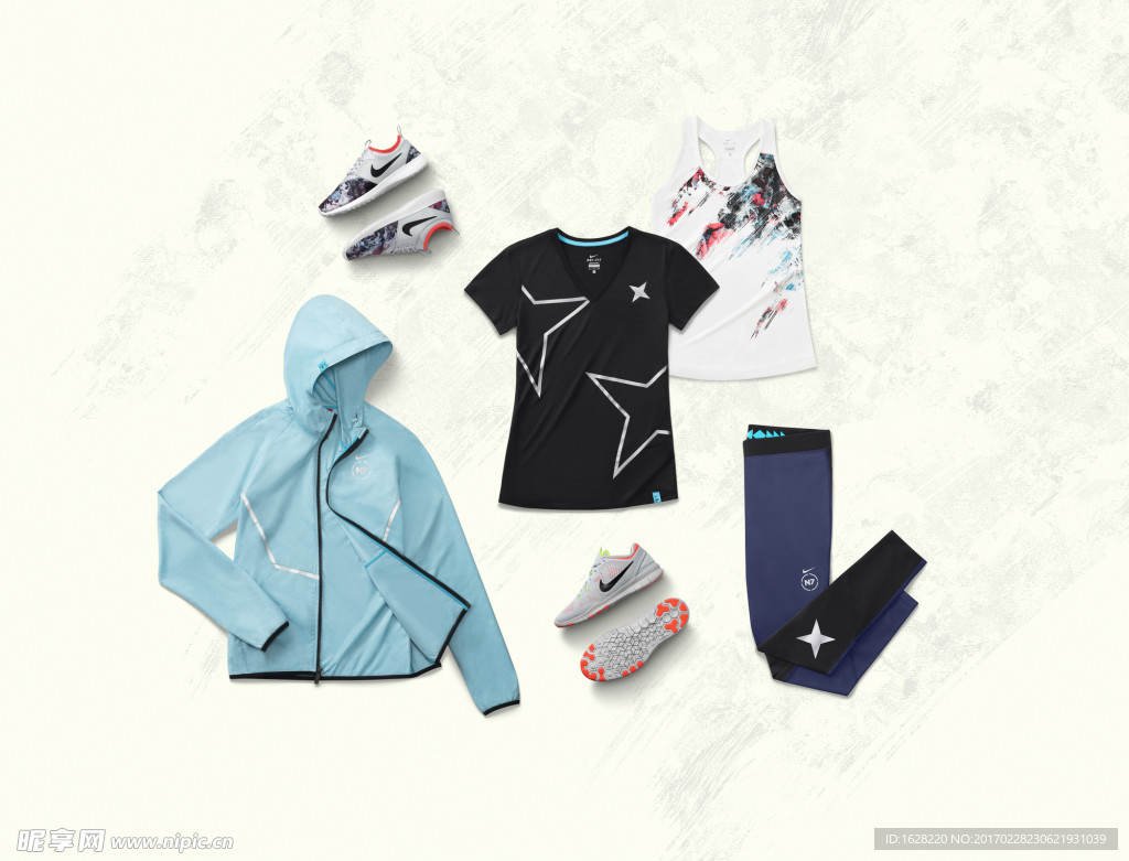 NIKE休闲运动服宣传广告