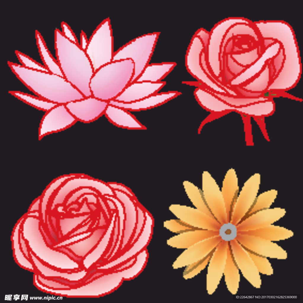 花