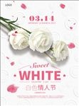 2017白色情人节海报