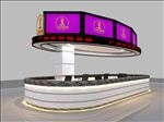 商场咨询台3D模型
