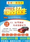 驾校招生海报