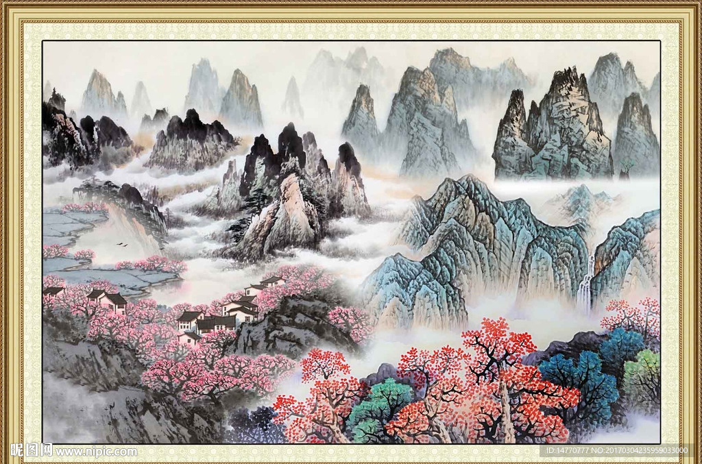 山水国画