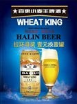 小麦王  啤酒  百惠  海报