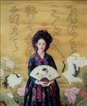 朝鲜功勋油画