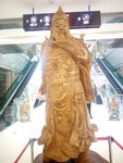 关公 关羽根雕像  关圣帝君