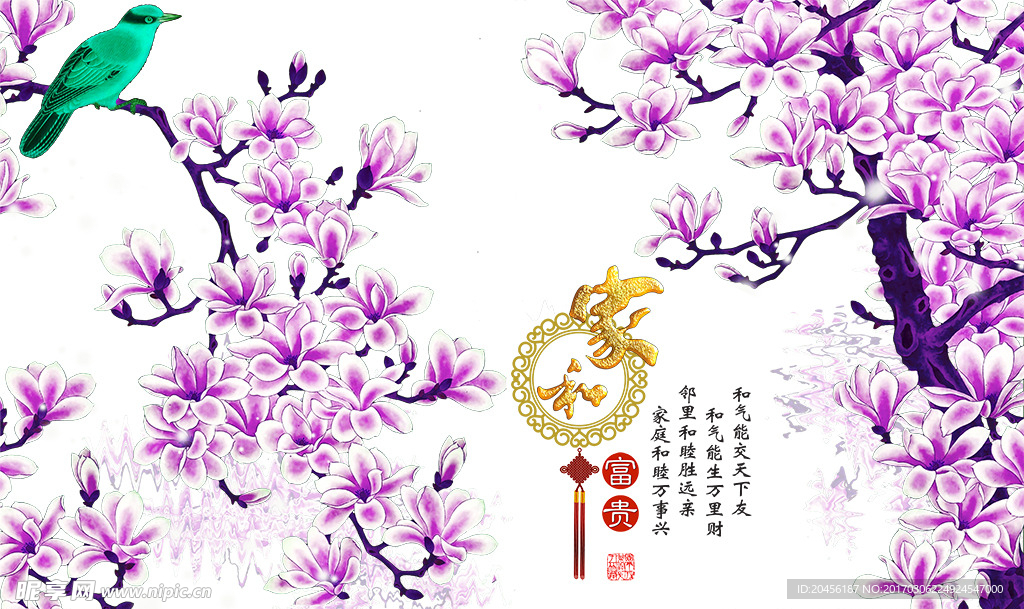 3D玉兰花素材