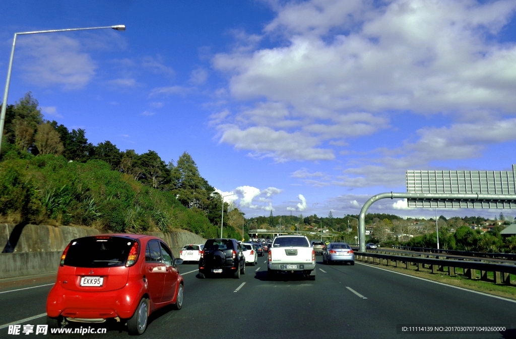 新西兰高速路风景