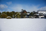 雪面与建筑