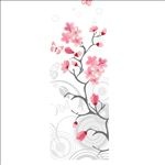 樱花名片底纹