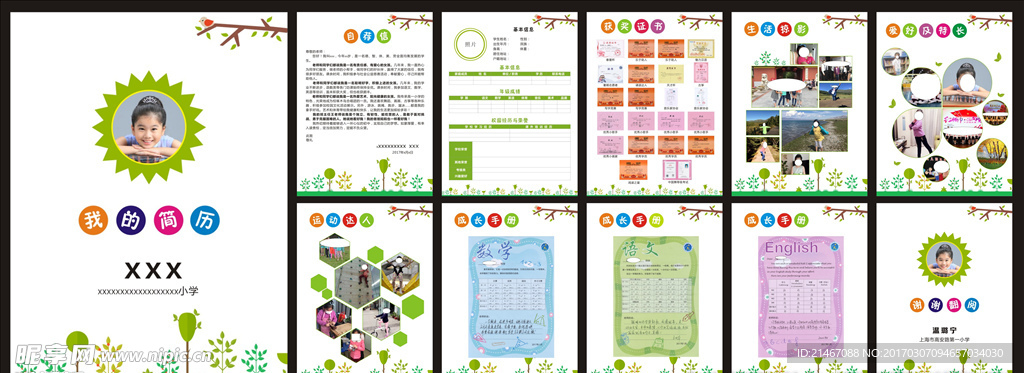 小学升初中简历