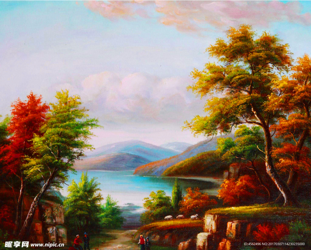 油画风景
