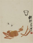 齐白石 独酌图
