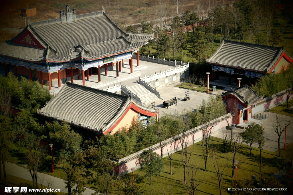 道观庭院