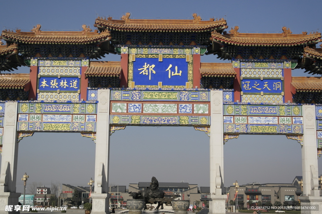 古建筑门楼