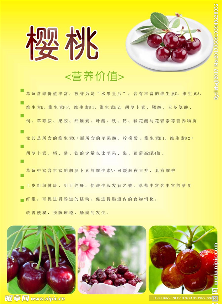 樱桃海报