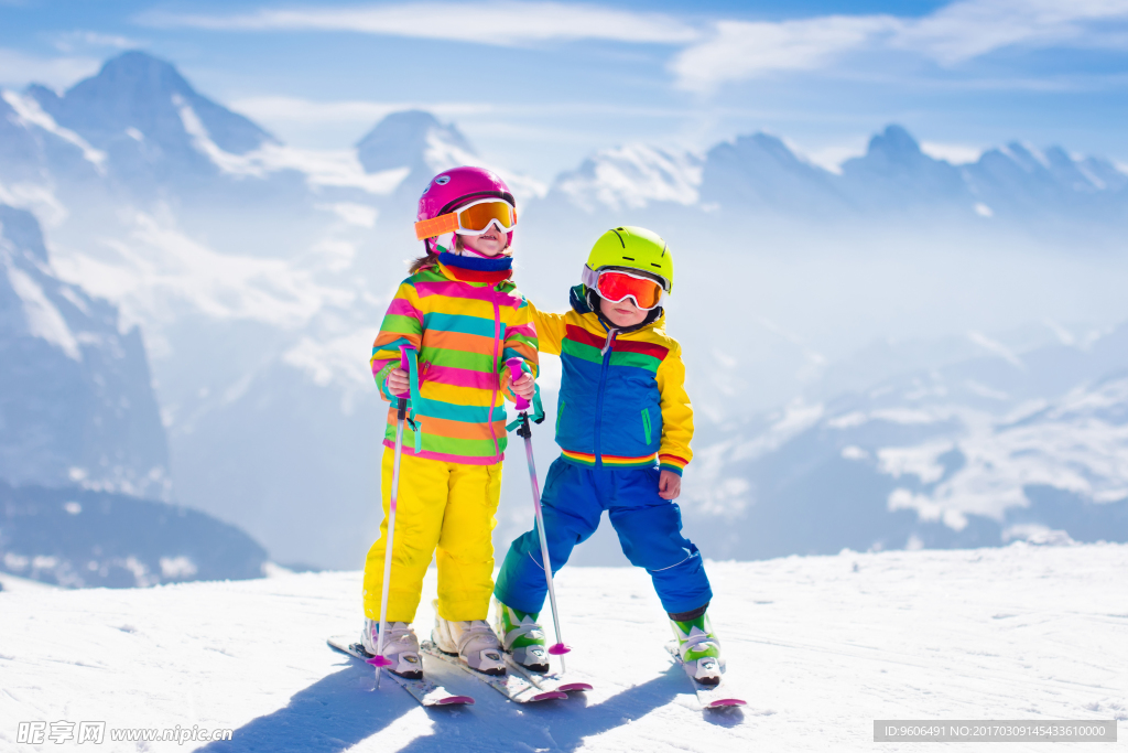 滑雪 小孩