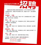 工厂大面积岗位招聘广告