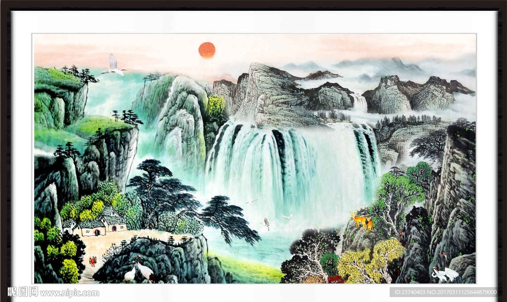 山水国画