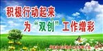 工地双创标语
