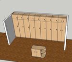 储物柜3D模型图