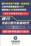 0首付装修海报