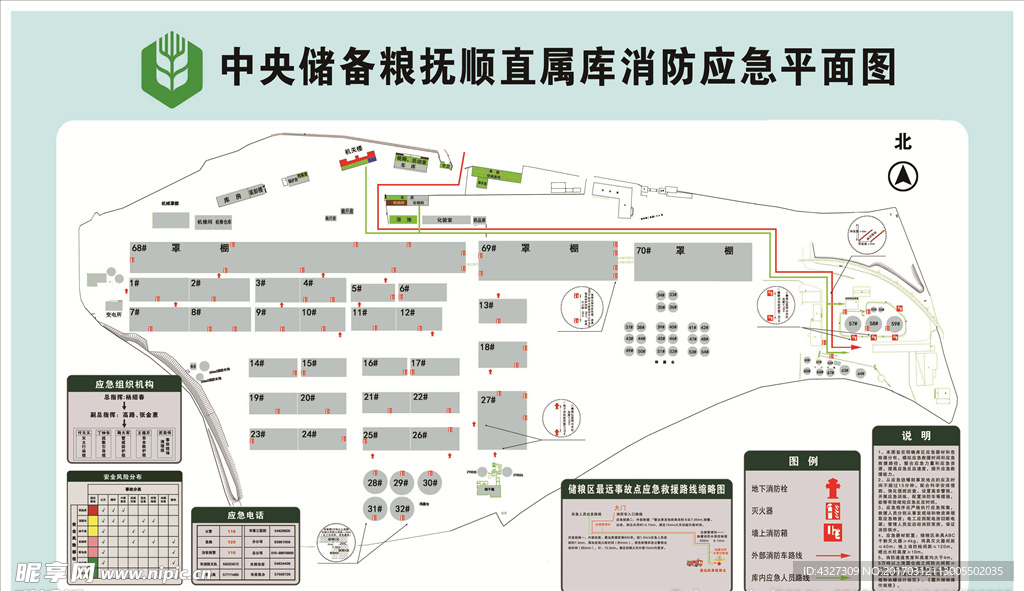 消防应急平面图