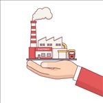 建筑物与工程师等创意设计