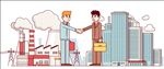 建筑物与工程师等创意设计