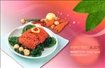餐饮美食商业海报背景
