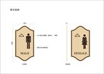 标识牌 更衣室