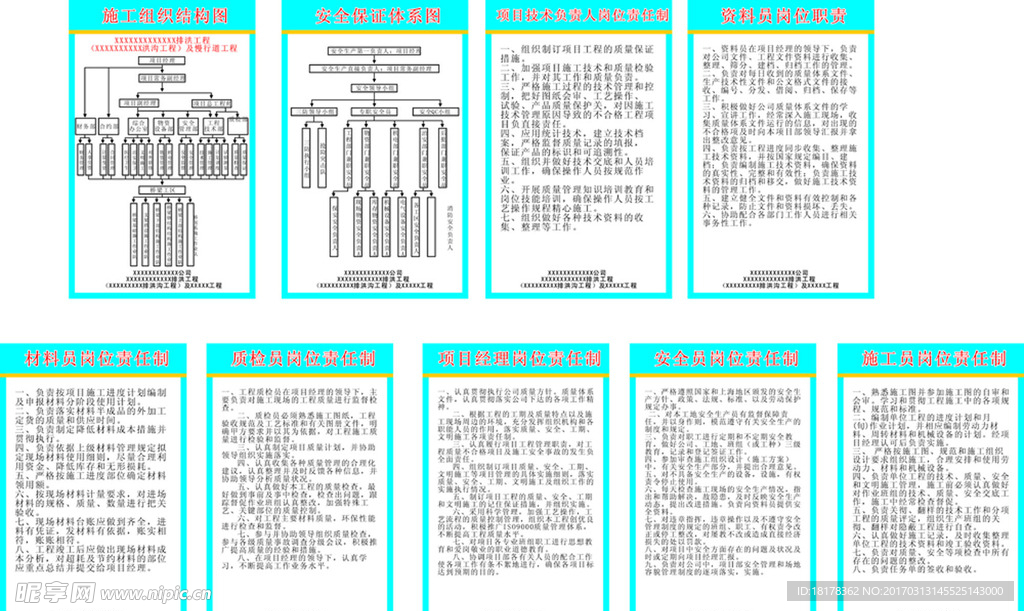 施工组织结构图