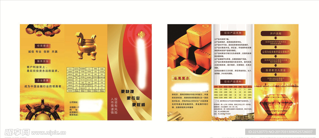 三折页