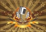KTV海报 音乐背景 时尚背景