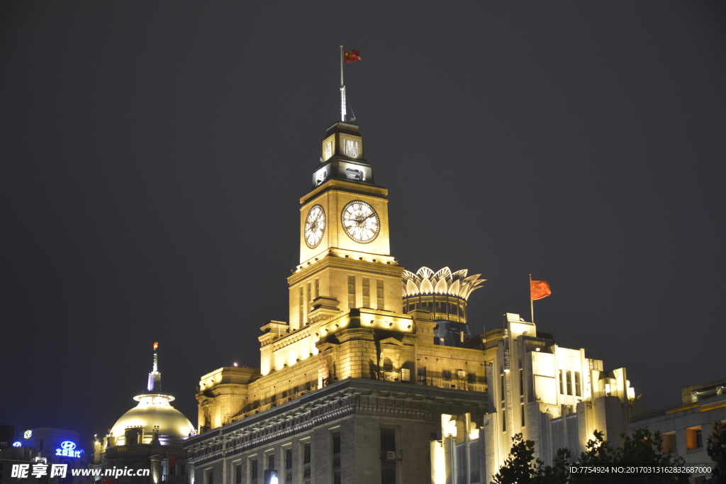 上海夜景素材