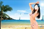 清凉夏日海报背景
