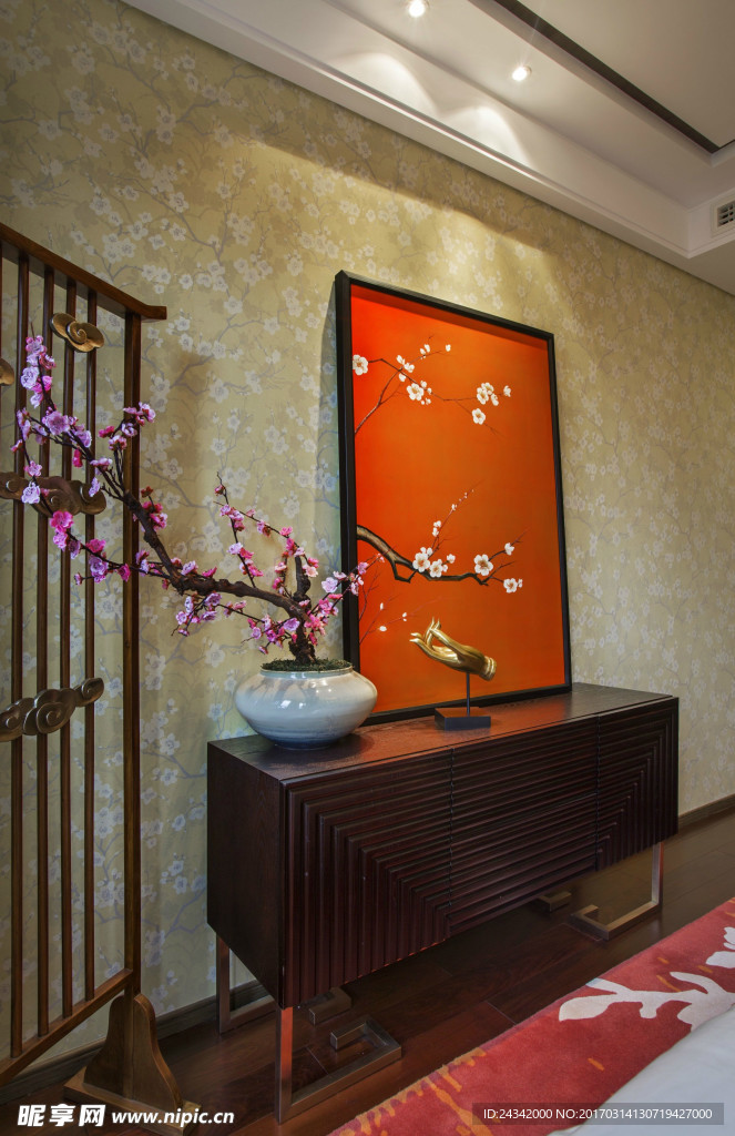 中式风格室内装饰实景图